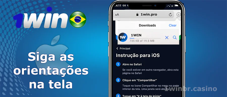 Descarregar aplicação 1win Cassino On-line para iOS