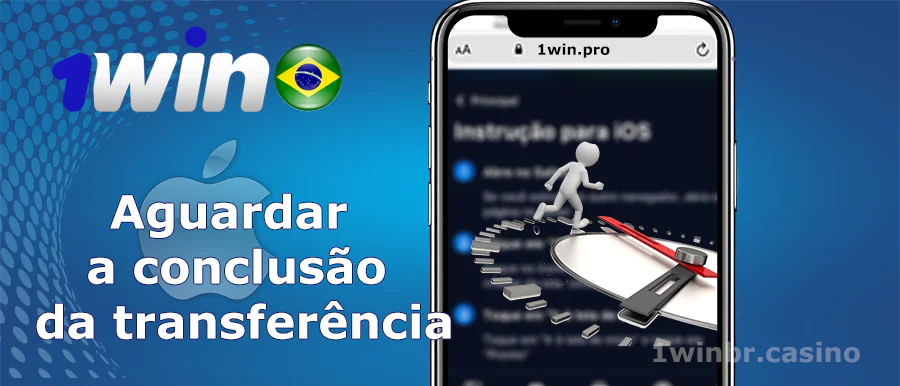Aplicação instalação preparação 1win no Brasil para iOS
