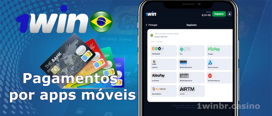 1win Cassino Pagamentos por apps móveis