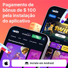 Bônus por baixar o aplicativo 1win Cassino