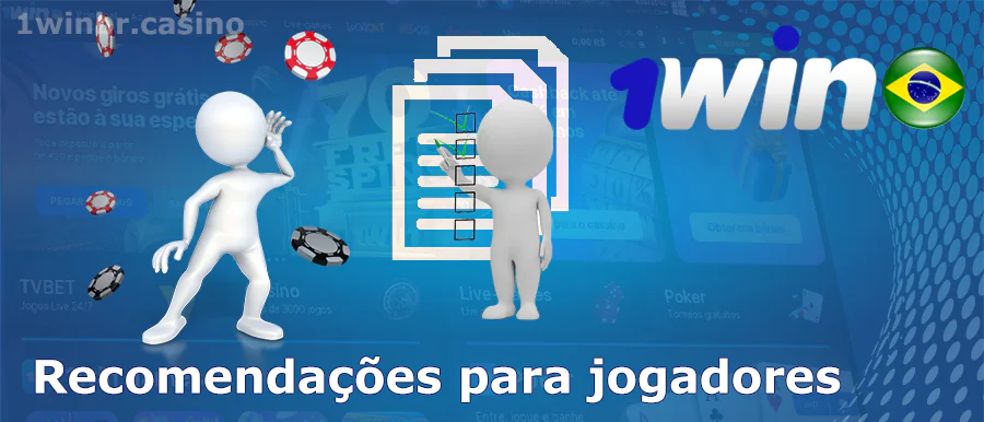 Recomendações aos jogadores 1win Cassino no Brasil