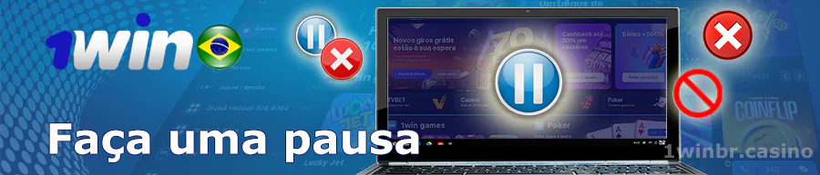 Como fazer uma pausa nos jogos do Cassino Online 1win